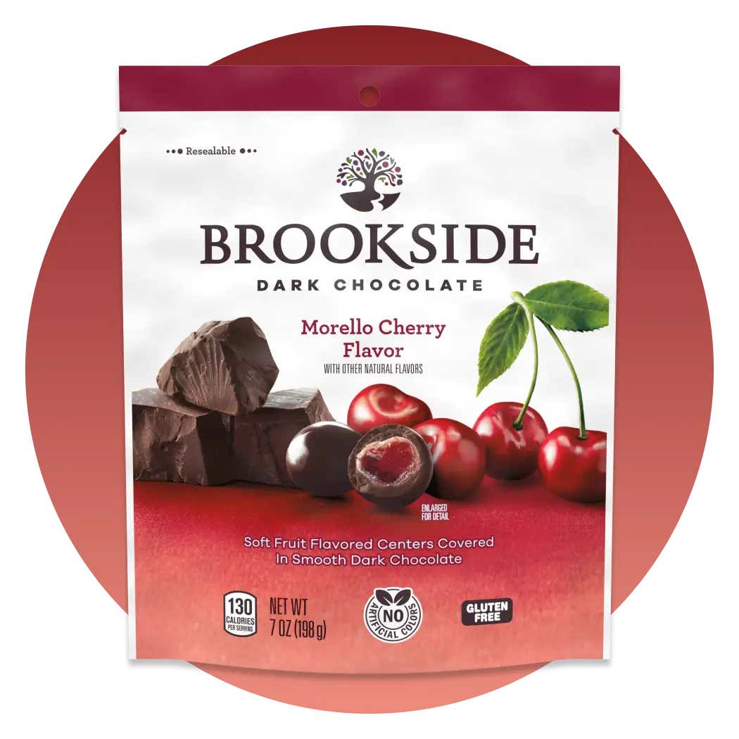 BROOKSIDE Dark Chocolate Morello Cherry Flavored Candy, 7 oz bag