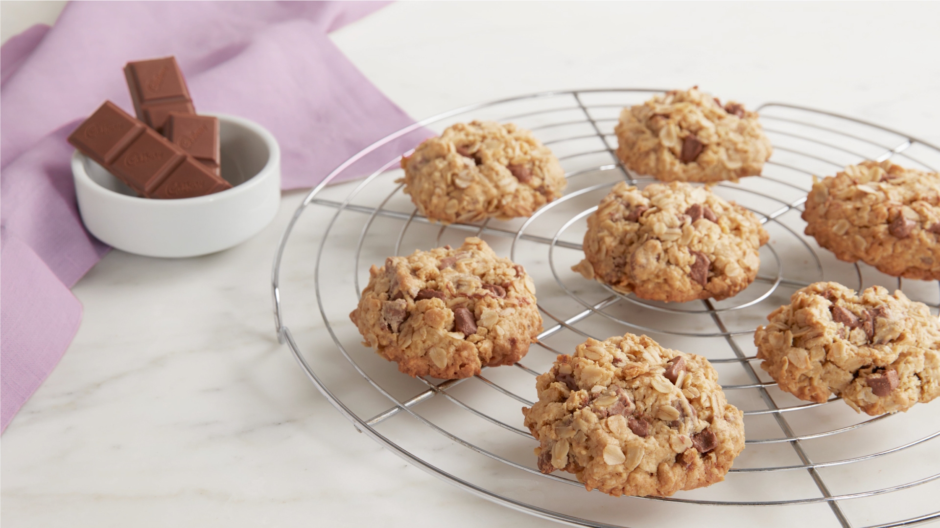 Oaty Chocolate Chip Cookies