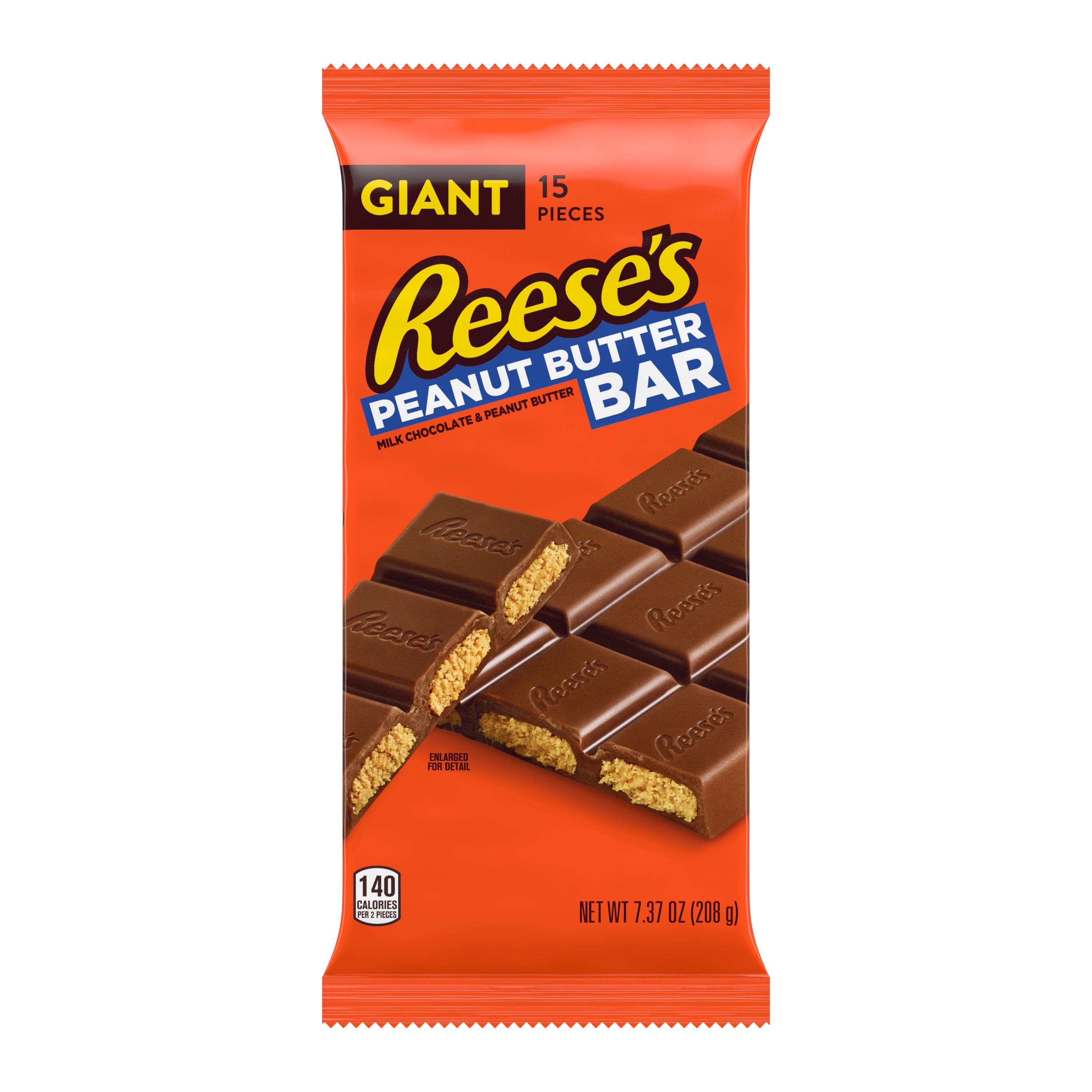 Imagem da embalagem tamanho gigante de REESE'S Peanut Butter.