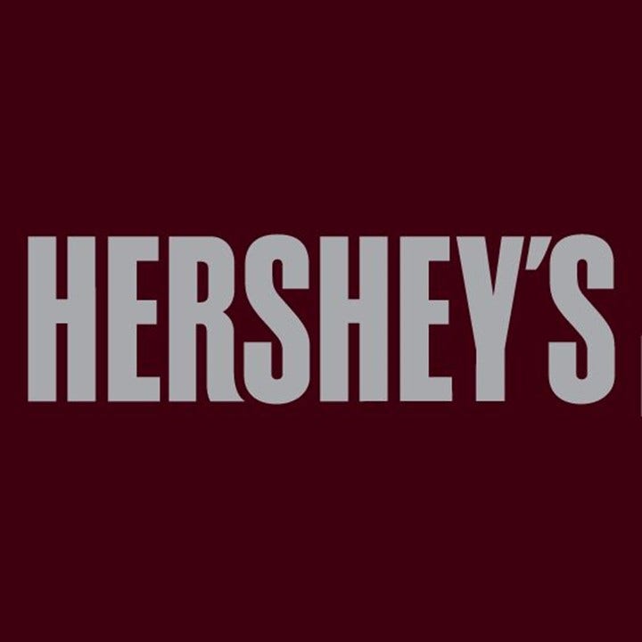 Logo da marca Hershey's.